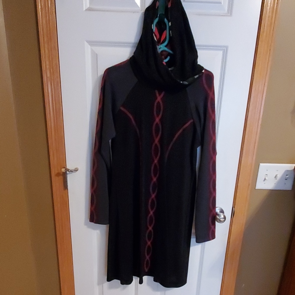 EUC XL Laura Hlavac hooded dress